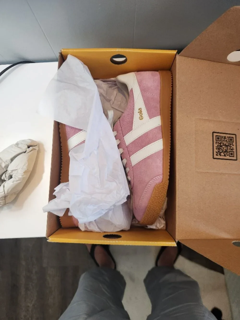 NWT Gola x Anthropologie Elan sneakers candy white tennis shoes